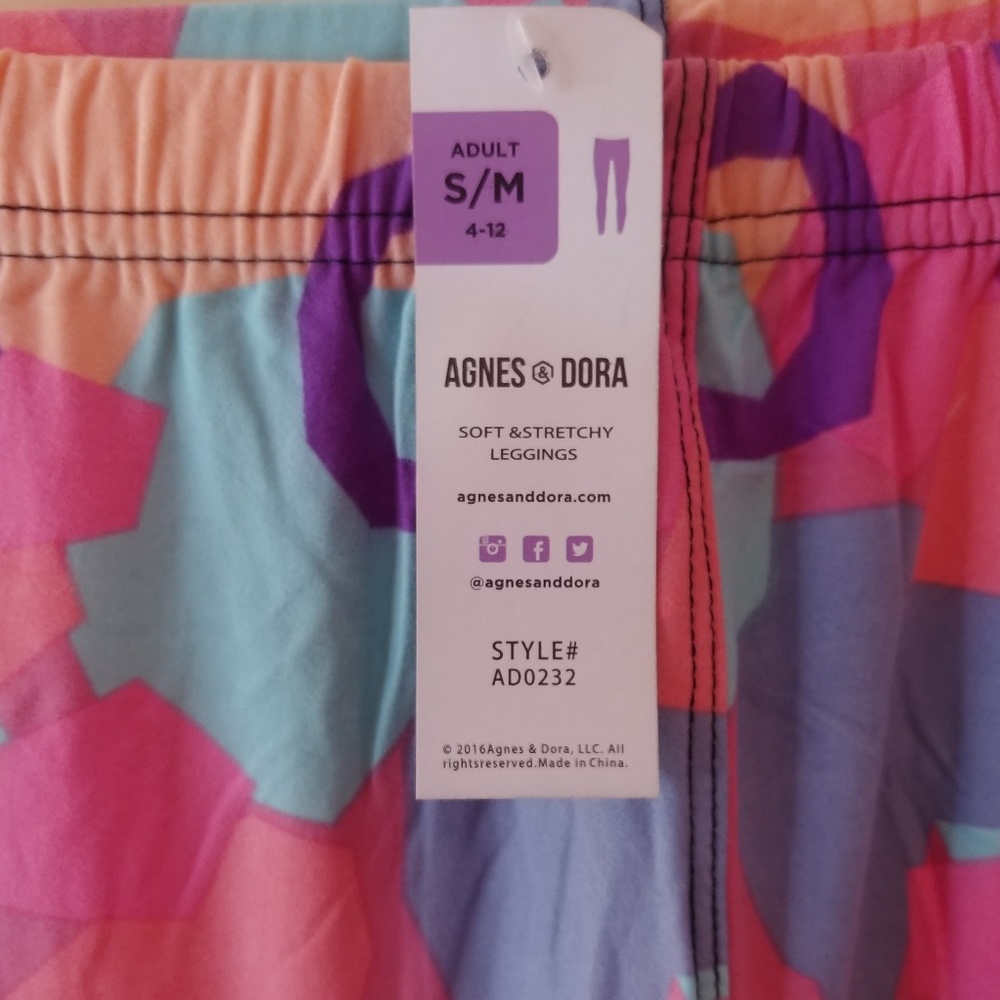 Agnes and Dora colorful leggings